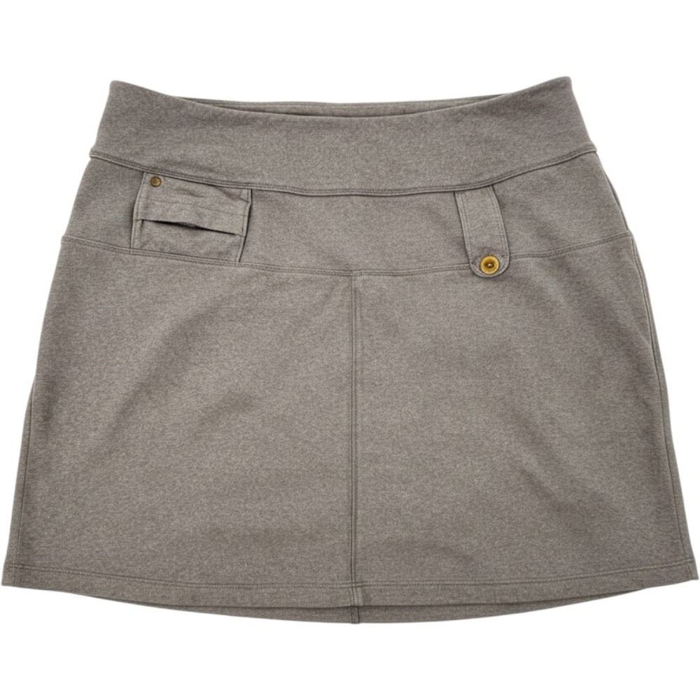 Lole Skort Womens Medium Gray Athletic Hiking Outdoor Travel UPF 50+